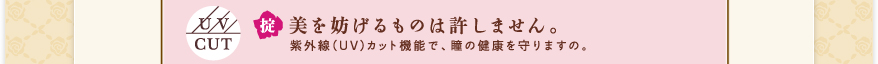 美を妨げるものは許しません。